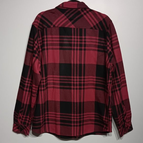 Red Plaid BC Clothing Heritage Lined Shirt (Men's Size Large) - Picture 2 of 6
